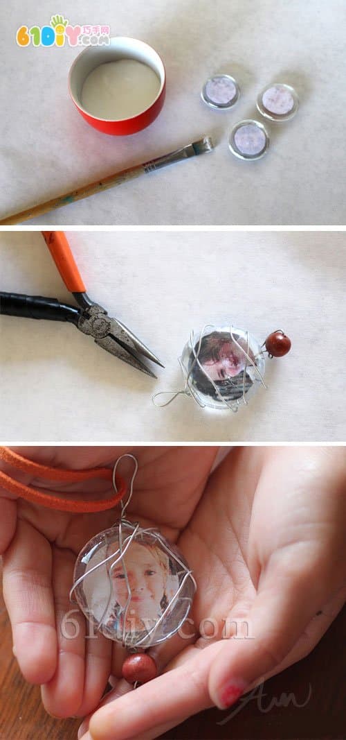 DIY making mother's day personalized necklace