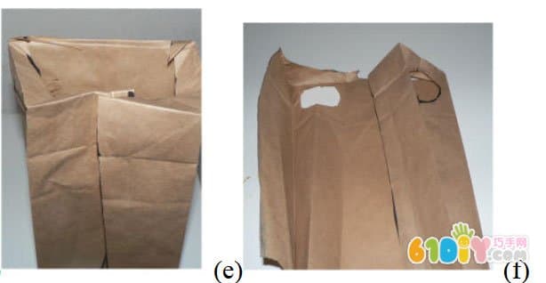 Paper bag DIY making Indian costumes