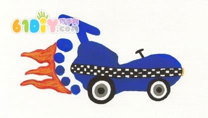 Cute and interesting creative footprints - racing