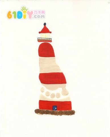 Cute and interesting creative footprints - house
