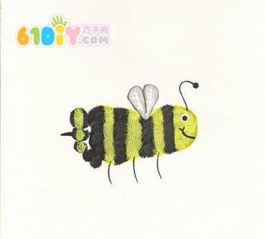 Cute and interesting creative footprints - bees