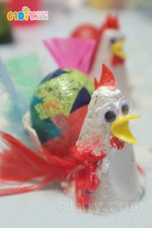 Egg box cock handmade