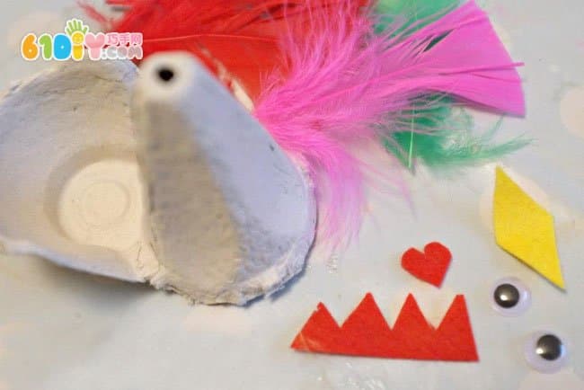 Egg box cock handmade