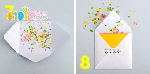 How to make a three-dimensional love greeting card