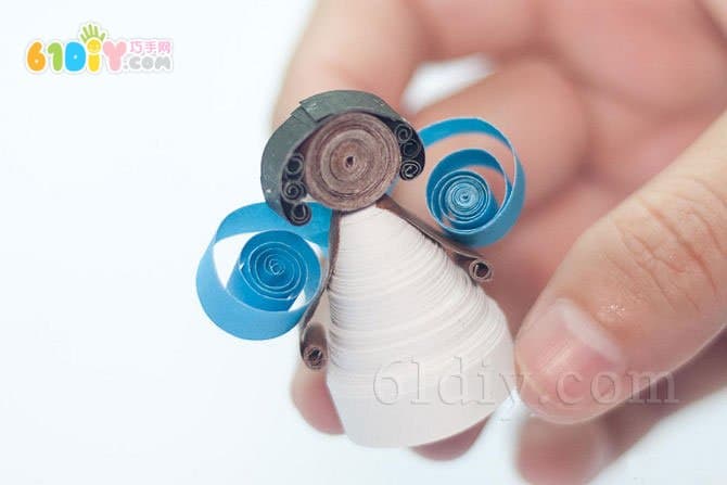 DIY making a paper angel