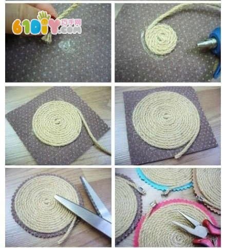 Life DIY: hemp rope coaster