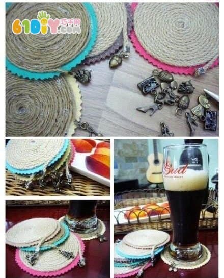 Life DIY: hemp rope coaster