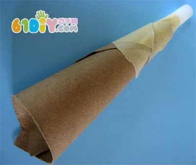 Paper tube DIY making shofar