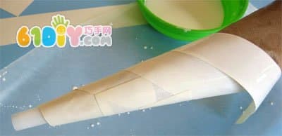 Paper tube DIY making shofar