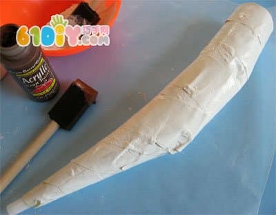 Paper tube DIY making shofar