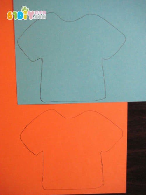 Kindergarten Father's Day DIY: Short Sleeve Tie Card