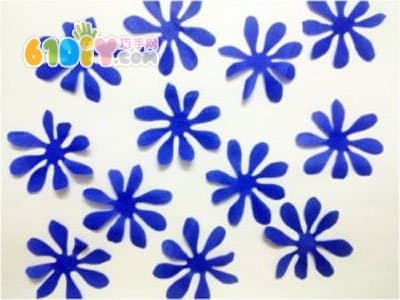 Paper flower production diagram