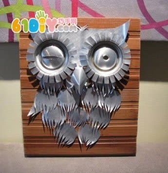 Cans Owl Handmade