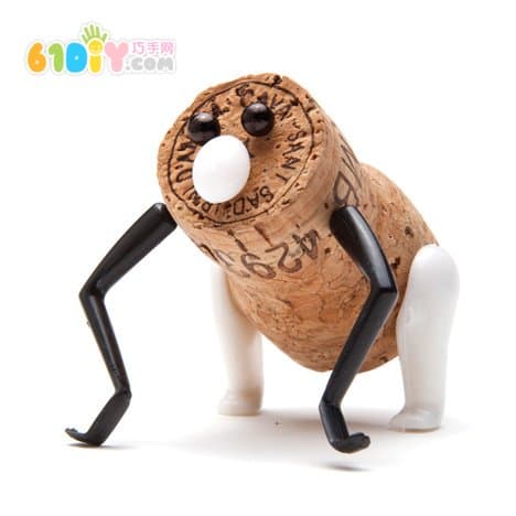 Red wine cork DIY various cute animals