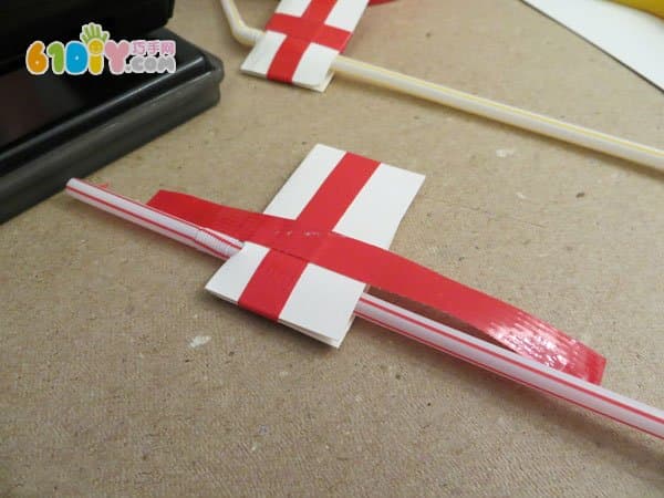 England flag handmade England Straw Flag