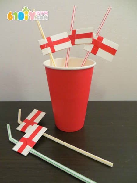 England flag handmade England Straw Flag