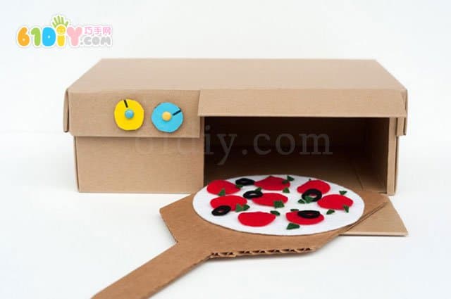 Shoe box handmade pizza oven