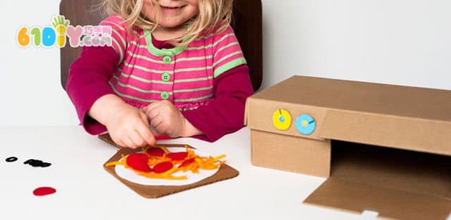 Shoe box handmade pizza oven