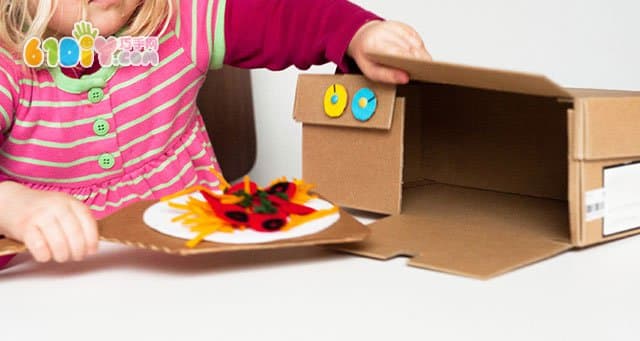Shoe box handmade pizza oven