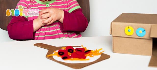 Shoe box handmade pizza oven