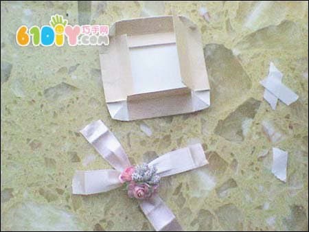 Paper Bowl DIY Lace Storage Bucket