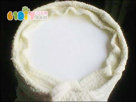 Paper Bowl DIY Lace Storage Bucket