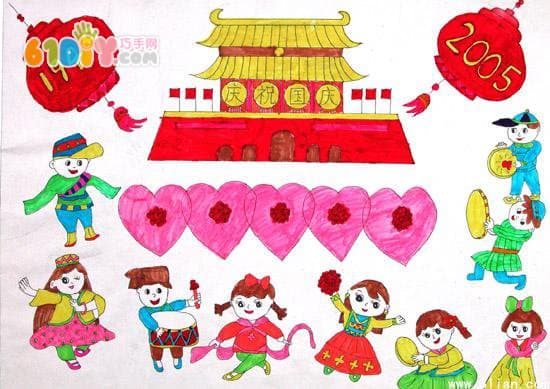 Celebrate the paintings of the National Day