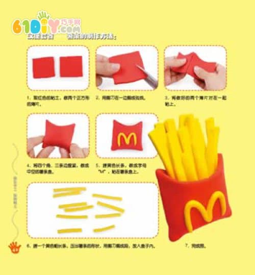 Clay making french fries