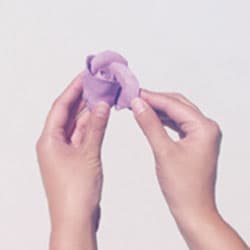 Handmade Clay Rose