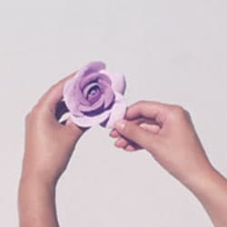 Handmade Clay Rose