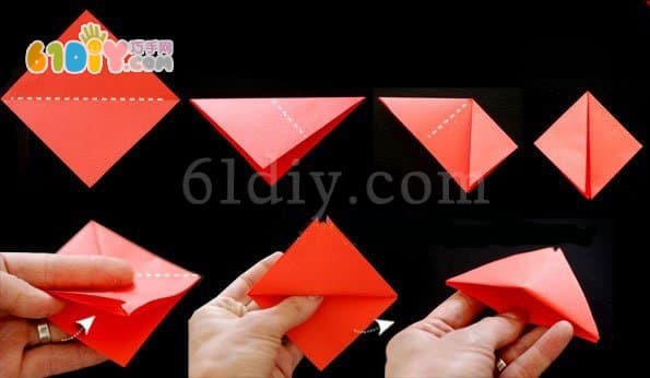 Roll paper core handmade small house