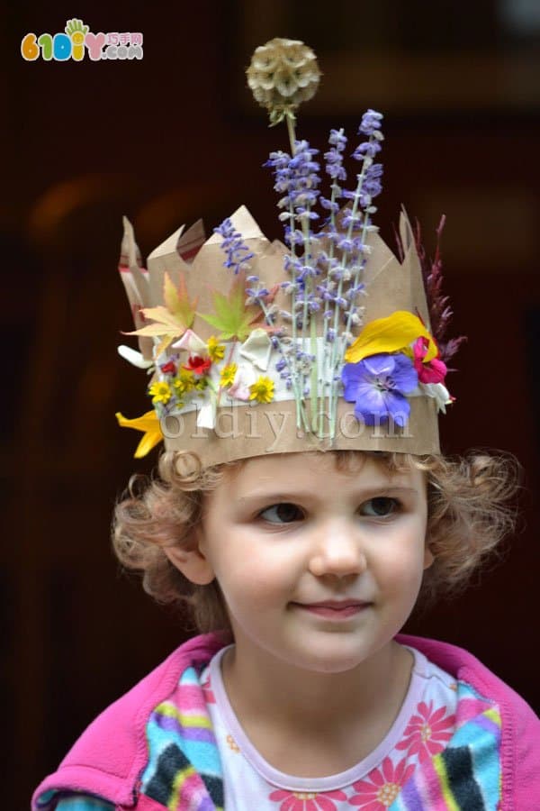 Children's handmade flower crown
