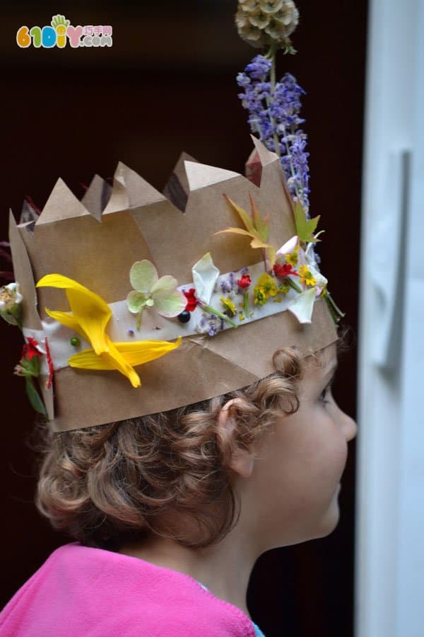Children's handmade flower crown
