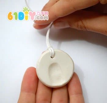 Clay Fingerprint Necklace