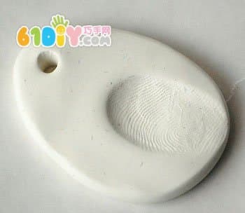 Clay Fingerprint Necklace