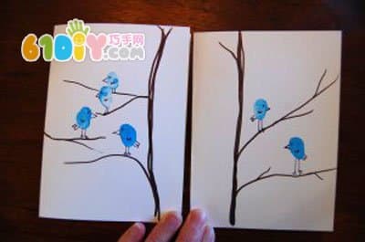 Children's DIY: Bird Fingerprints