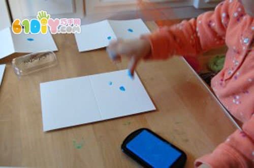 Children's DIY: Bird Fingerprints