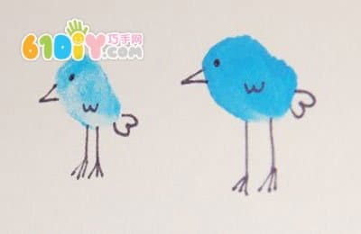 Children's DIY: Bird Fingerprints