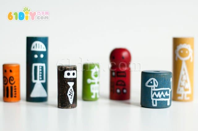 Handcrafted Wooden Cylinder