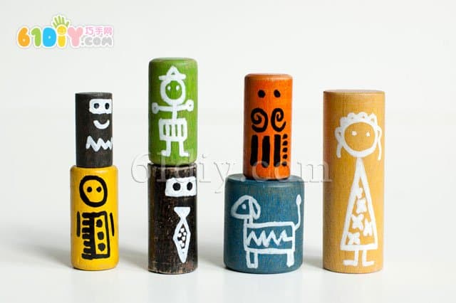 Handcrafted Wooden Cylinder