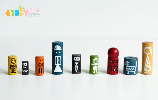 Handcrafted Wooden Cylinder