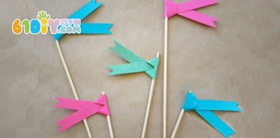 Toothpick Small Flag Handmade