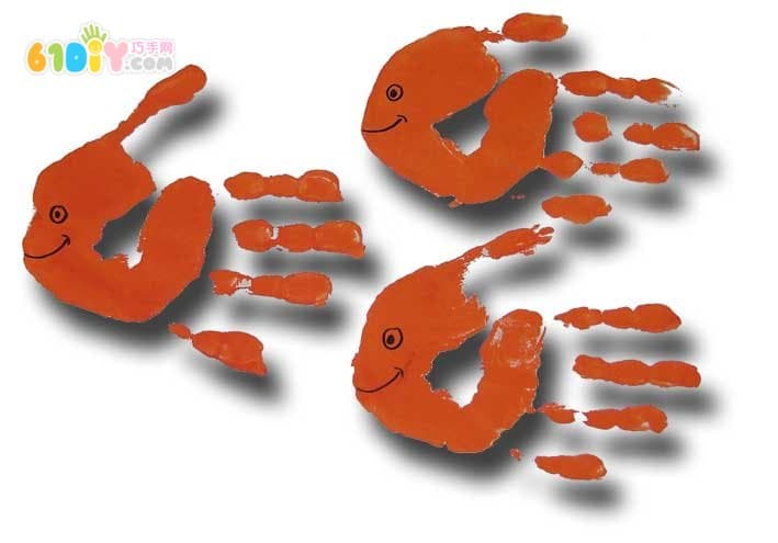 Children's hand prints