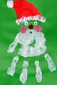 Children's hand prints