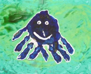 Children's hand prints
