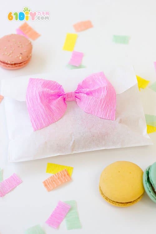 Handmade Crepe Paper Bow