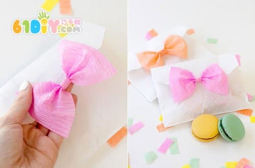 Handmade Crepe Paper Bow
