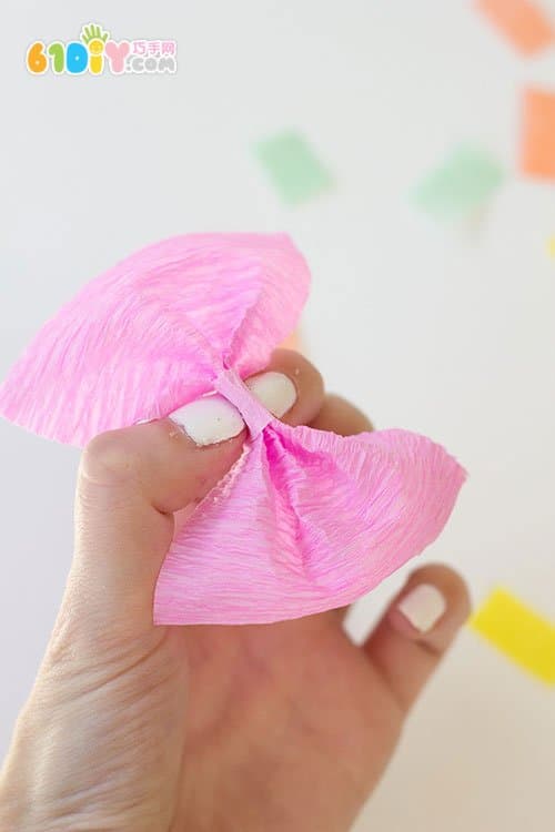 Handmade Crepe Paper Bow