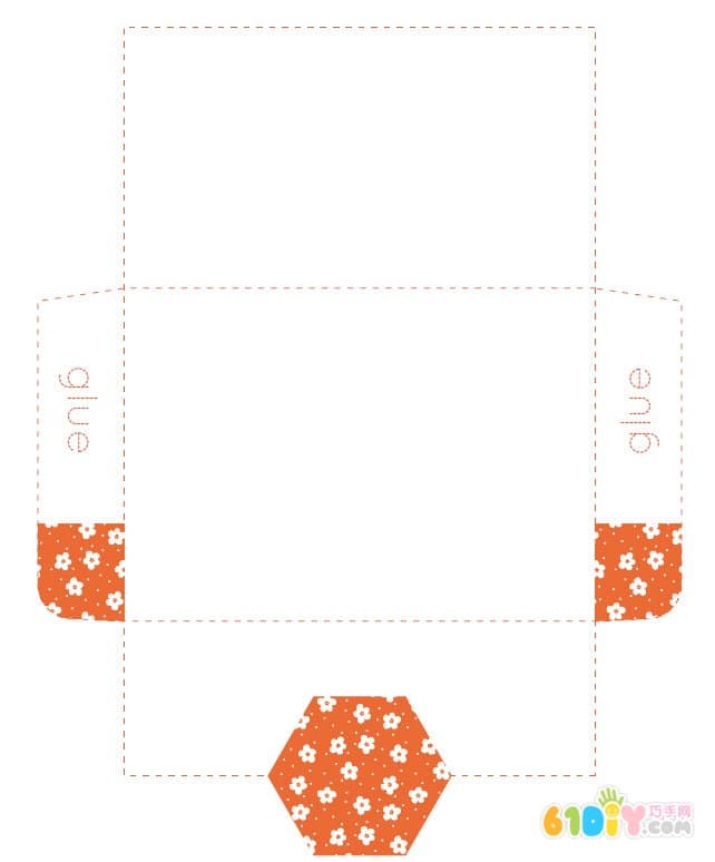 Handmade greeting card envelope