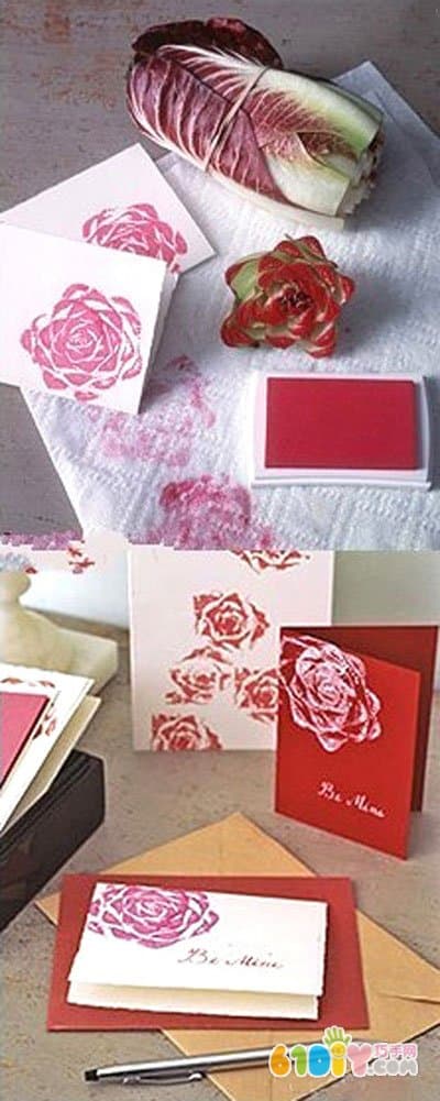 Chinese Cabbage DIY Rose Seal